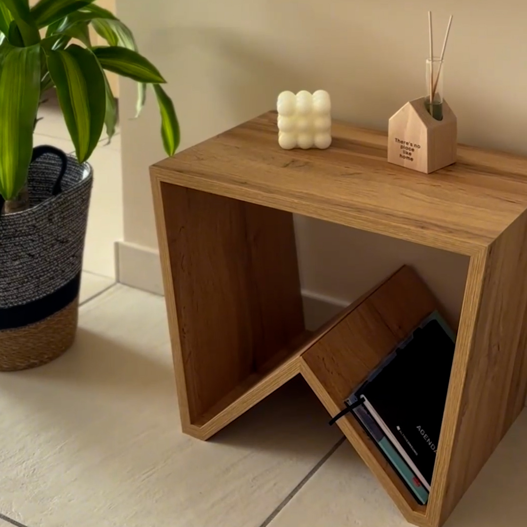 Tavolino Basso Mobili Fiver, Tavolino Evolution 90x60, Grigio