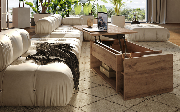 Romina Lift Up Coffee Table with Storage Mobili Fiver