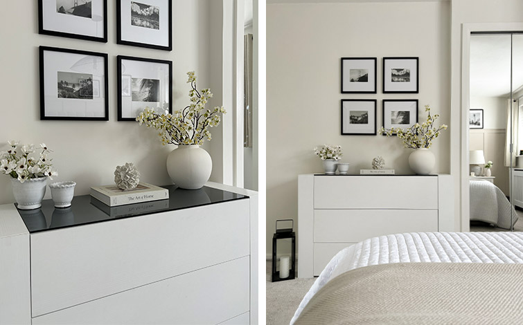 Como Camera Cassetti Sospesi Camera Da Letto Cassettiera Con