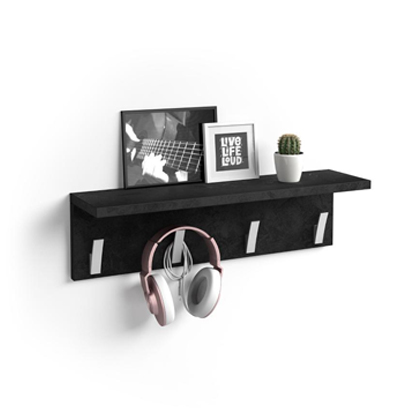 Appendiabiti Da Terra Emma Di Mobili Fiver - Design Moderno, 4 Ganci, Made In Italy - Foto 6