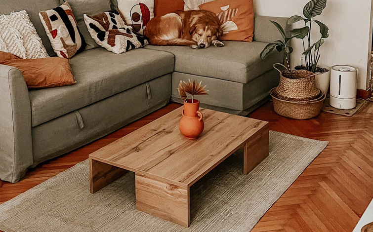 Tavolino Salotto Bianco Mobili Fiver, Tavolino Evolution 120x60