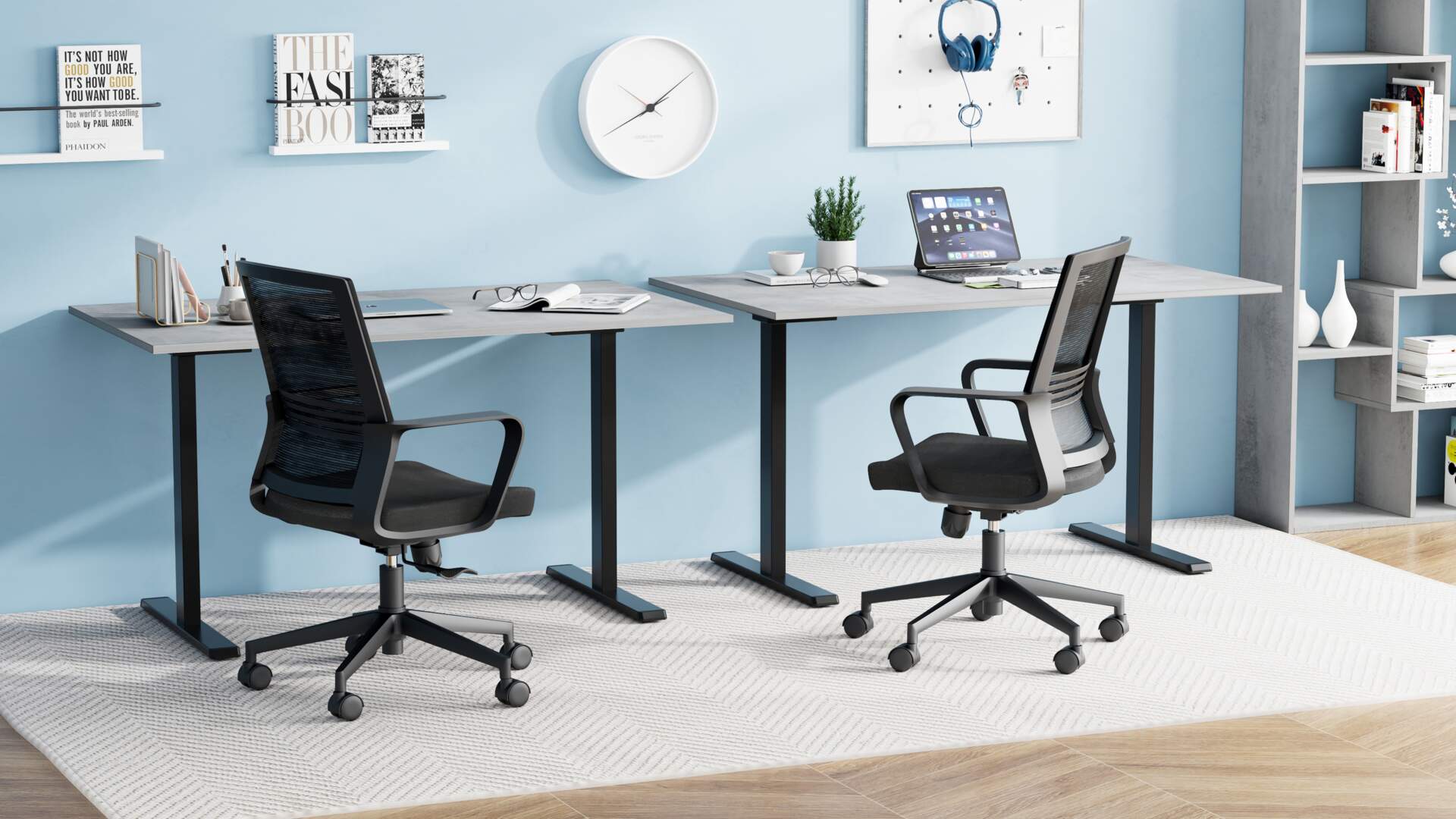 Scrivania Elettrica Regolabile In Altezza 160x61 Cm - Con Pannelli Di Giunzione E Memoria