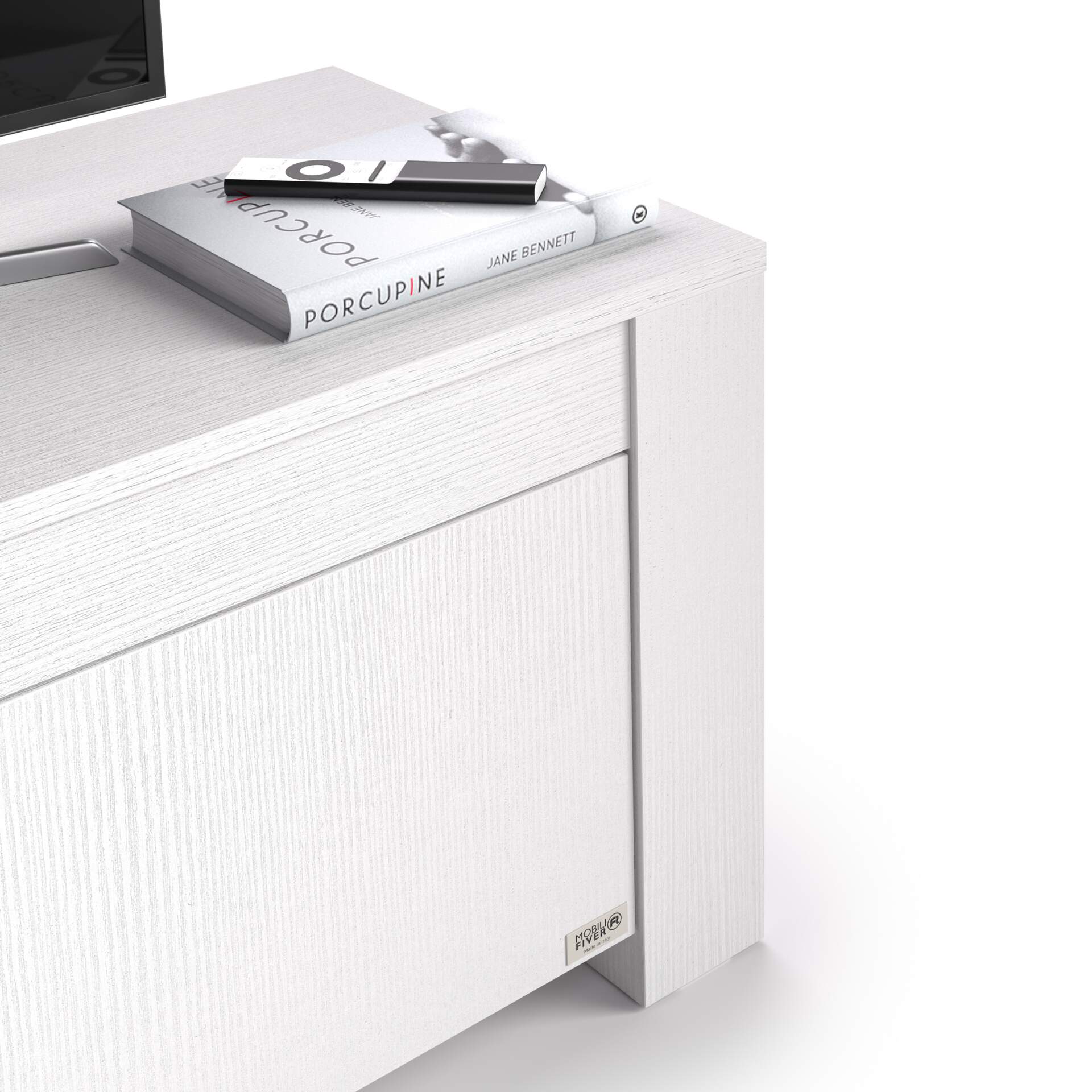 Mobile TV Da 180 Cm, Con Illuminazione A LED, 2 Cassetti Portaoggetti 3 Ante Maniglie In Legno Parete Divisoria In Vetro Stile Moderno Mobile Da Soggiorno Marrone