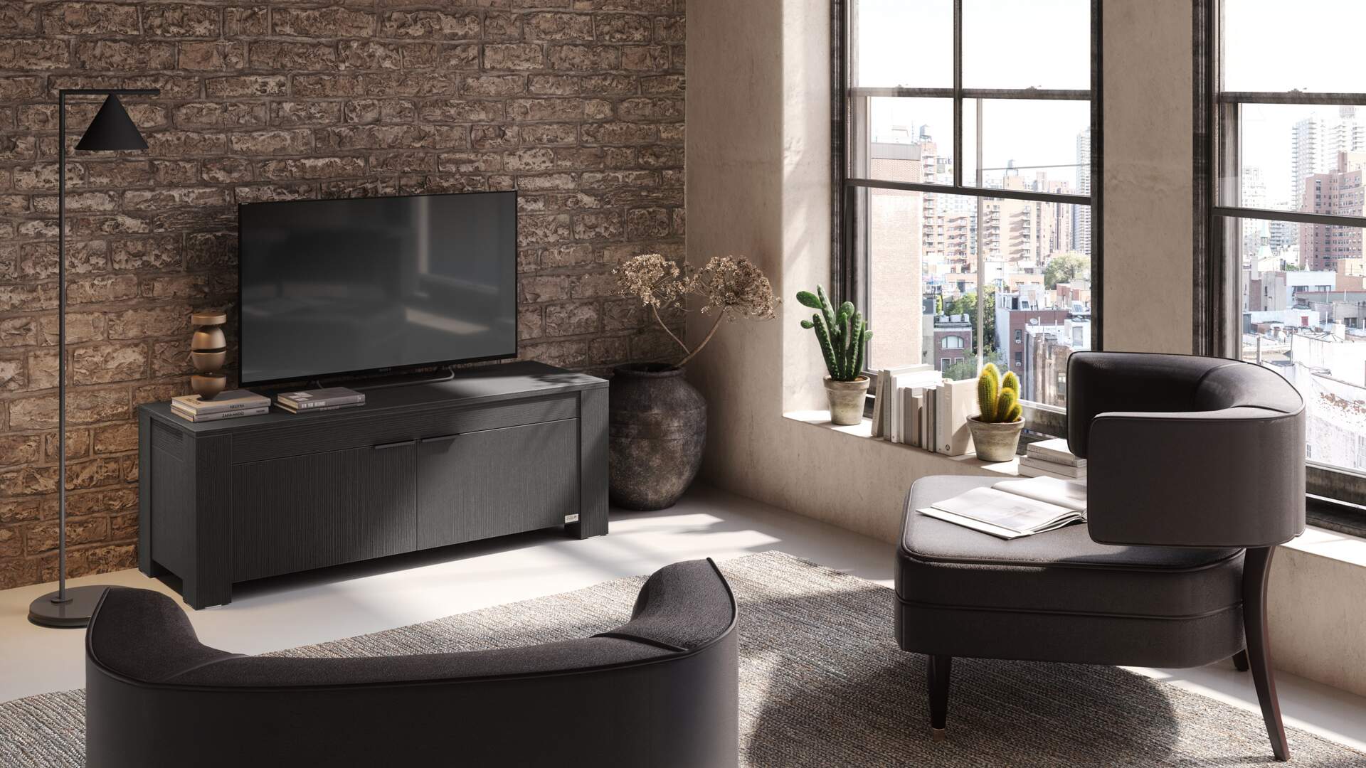 【Kanademono】THE TV BOARD / LOW TABLE THE TV BOARD / LOW TABLE 無垢 ホワイトアッシュ × White Steel