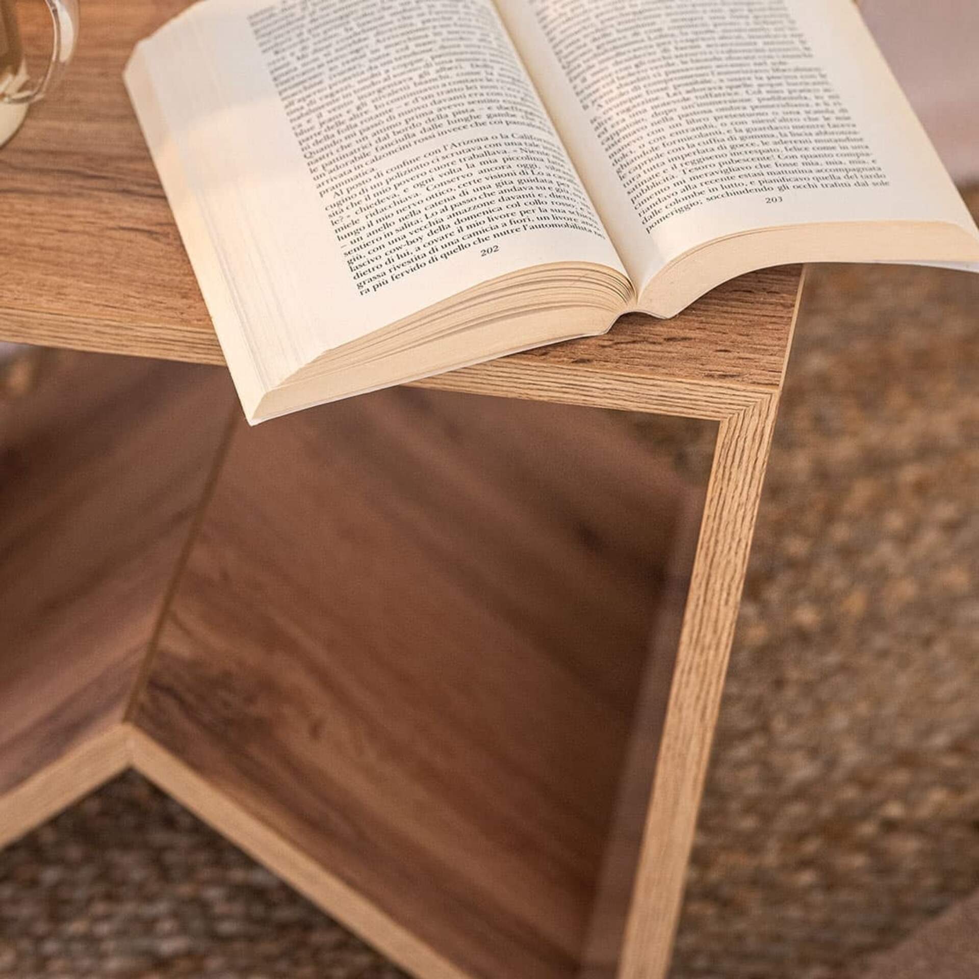 Mesa de apoio Emma, Carvalho Rústico, image size:1920x1920