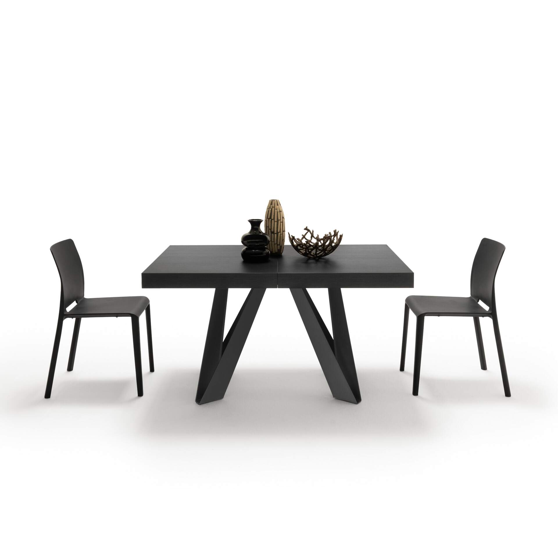 Refue Set Di 2 Gambe In Acciaio Per Tavolo Da Pranzo, 50 × 45cm - Foto 11