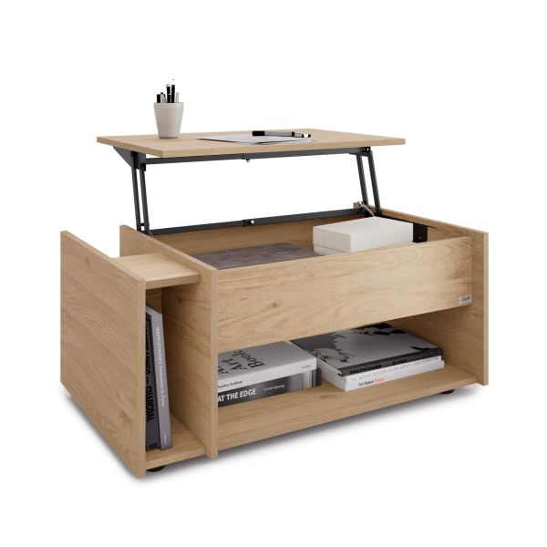 Romina Uitklapbare Salontafel, Naturel Eiken detailafbeelding 1
