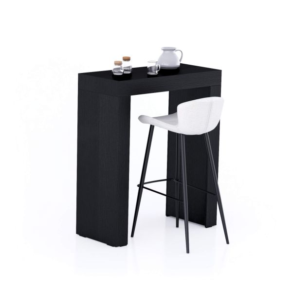 Mesa Alta Evolution 90x40, Freixo Preto com Duas Pernas