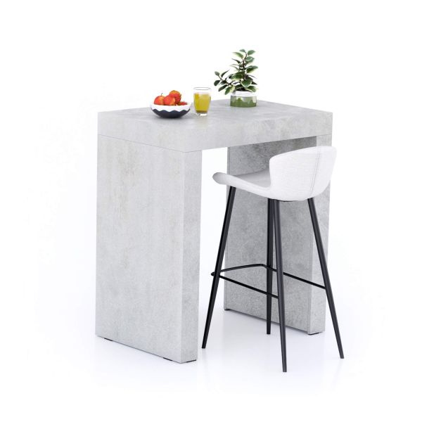 Evolution Hohe Tisch 90x60, grauer Beton