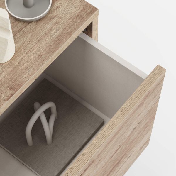 tv wandmeubel easy met lade eiken detailafbeelding 3