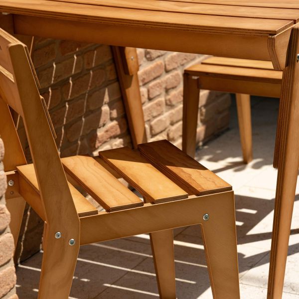 Houten Tuinstoel, Elena, Teak Kleur detailafbeelding 3