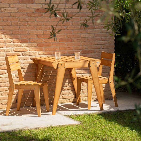 Houten Tuinstoel, Elena, Teak Kleur detailafbeelding 2