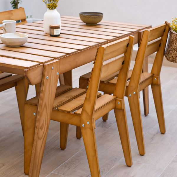 Houten Tuinstoel, Elena, Teak Kleur detailafbeelding 8