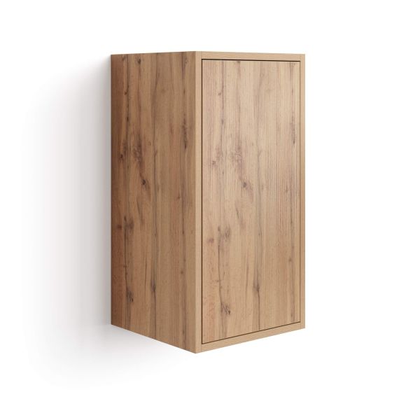 Dulap suspendat Iacopo 70 cu ușă verticală, stejar rustic
