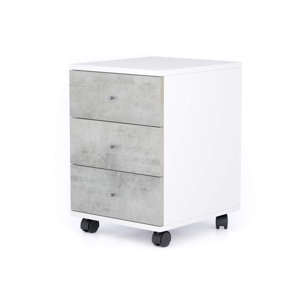 Cam Asia - cassettiera fasciatoio con ruote - bianco