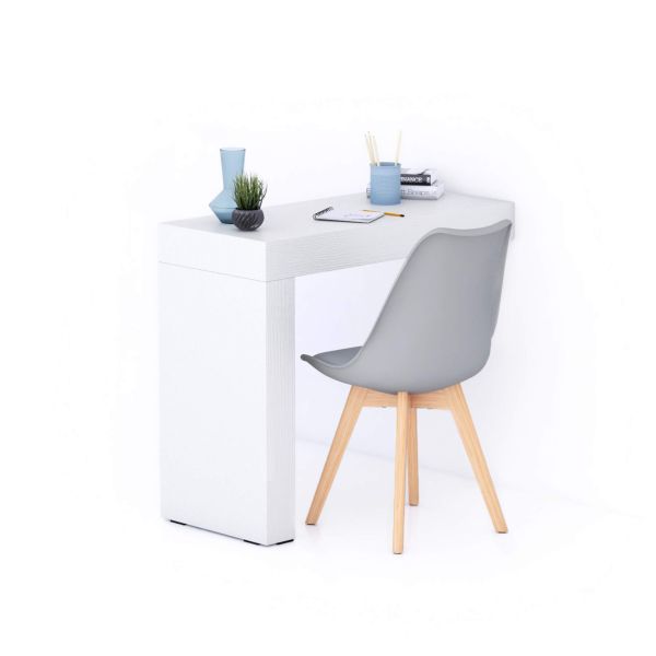 Bureau Evolution 90x40, Essen Wit met één poot