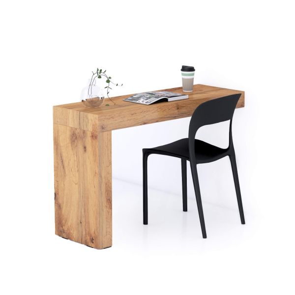 Bureau Evolution 120x40, Rustiek Eiken met één poot