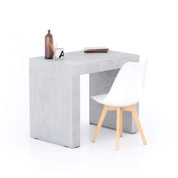 Birou Evolution 90x60, Gri Ciment cu Două Picioare