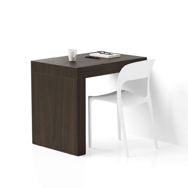 Bureau Evolution 90x60 amerikaanse walnoot met één poot