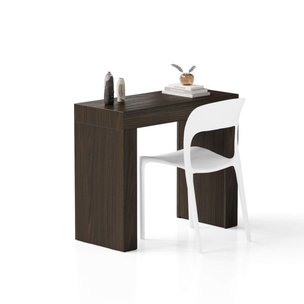 Bureau Evolution 90x40 amerikaanse walnoot met twee poten