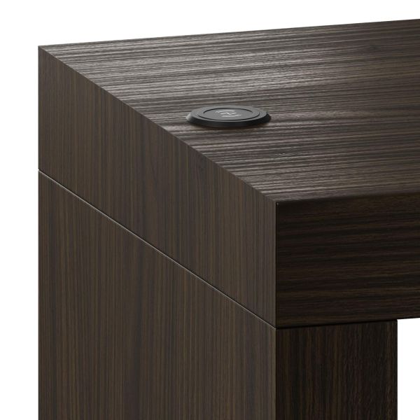 Schiereiland Evolution 180x60 amerikaanse walnoot met Draadloze Oplader detailafbeelding 1