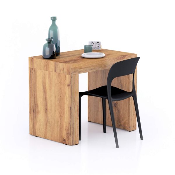 Mesa de jantar Evolution 90x60, Carvalho Rustico com Duas Pernas