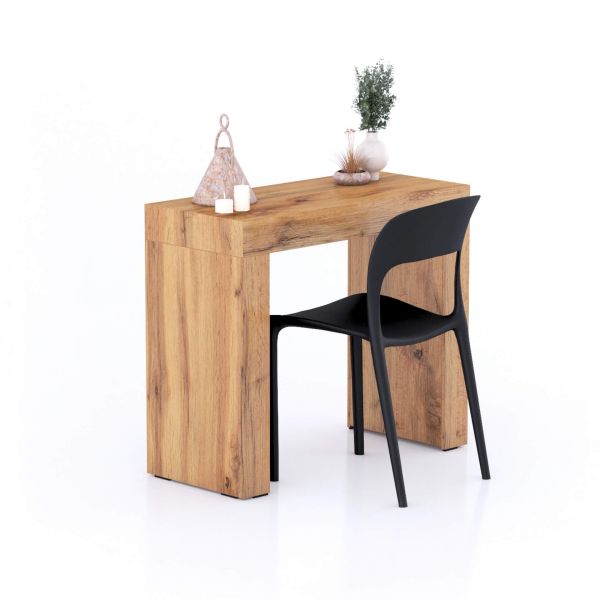 Masă de dining Evolution 90x40, Stejar Rustic cu Două Picioare