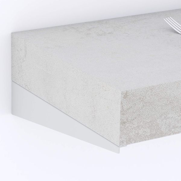 Wandbureau Evolution 90x40, Cement Grijs detailafbeelding 1