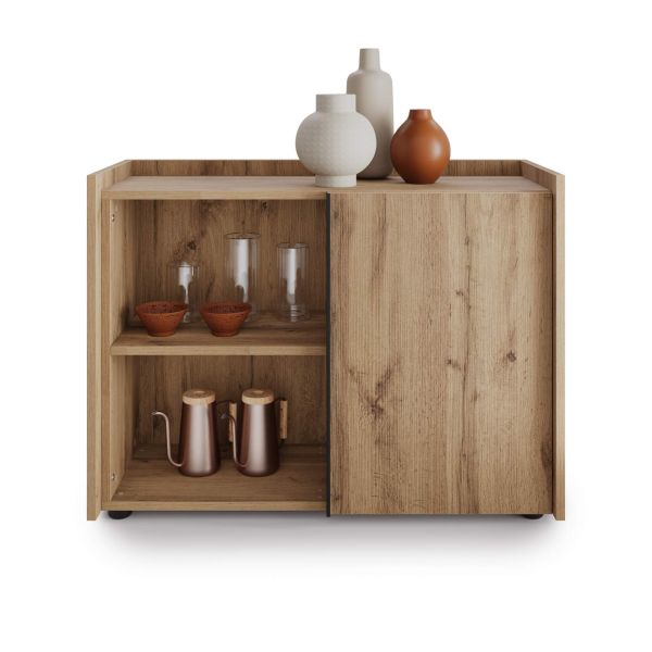 Dulap Jos Romina (93,6x36x70 cm), 1 Ușă, Stejar Rustic