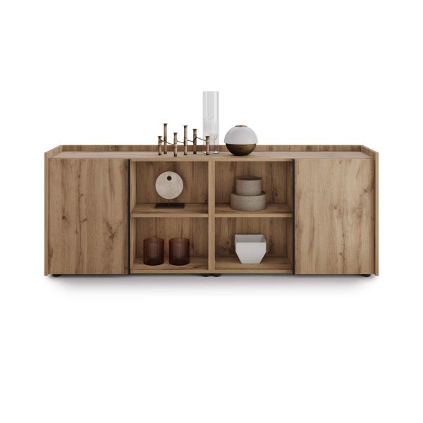 Dulap Jos Romina (183,6x36x70 cm), 2 Uși, Stejar Rustic