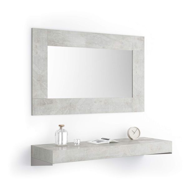 Wandkonsole Evolution 120x40, Grauer Beton