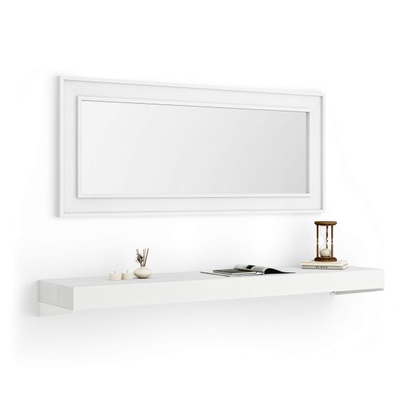 Wandkonsole Evolution 180x40, Esche Weiß
