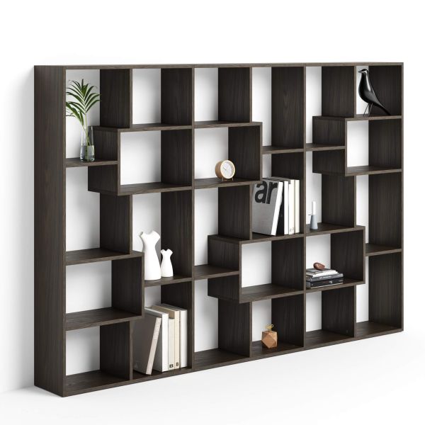 Wandboekenkast M Iacopo (160,8 x 236,4 cm) amerikaanse walnoot detailafbeelding 1