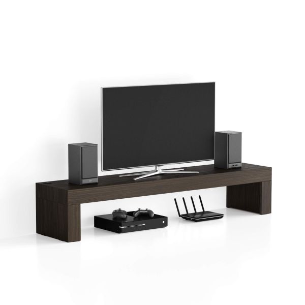 TV-Meubel Evolution 180x40 amerikaanse walnoot met Draadloze Oplader