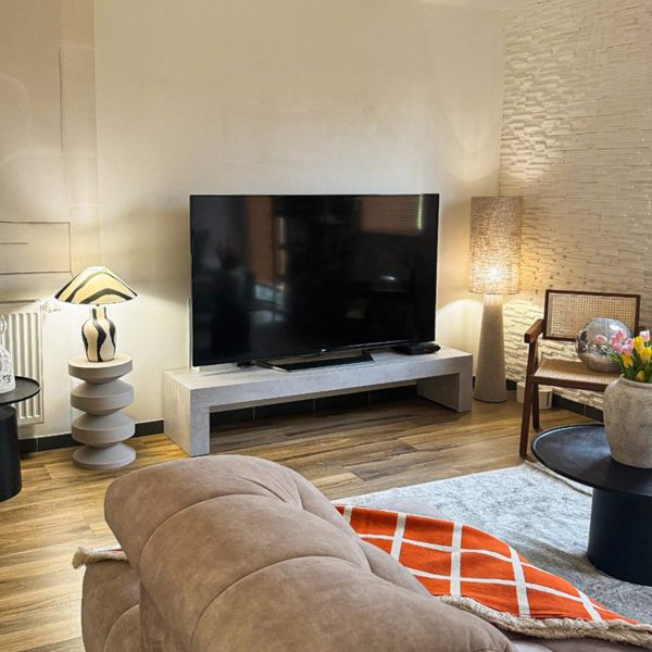 TV-Meubel Evolution 180x40, Cement Grijs set afbeelding 1