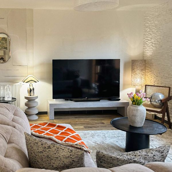 TV-Meubel Evolution 180x40, Cement Grijs set afbeelding 2