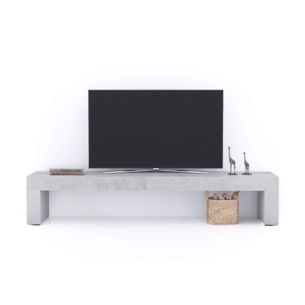 TV-Meubel Evolution 180x40, Cement Grijs detailafbeelding 1