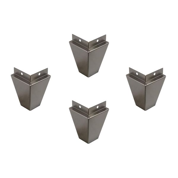 Conjunto de 4 pés de Aço INOX para Mesa de apoio Evolution