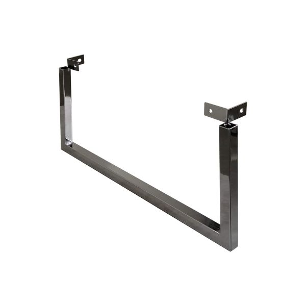 Conjunto de 2 Suportes para Mesa de apoio, Evolution XL, em ferro cromado brilhante imagem de pormenor 1