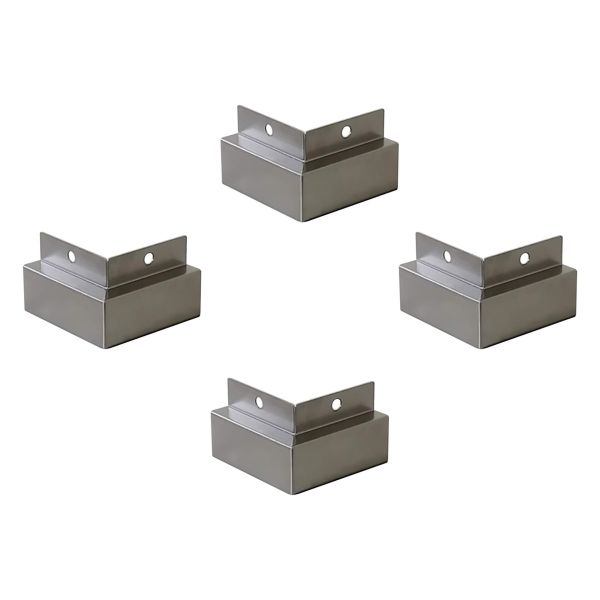 Conjunto de 4 pés de Aço INOX para Mesa de apoio iCube