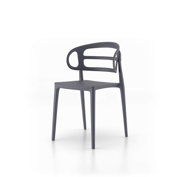 Carlotta stoelen, set van 4, Grijs detailafbeelding 1