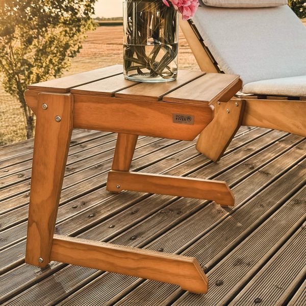 Lettino Teak Giardino Lettino Prendisole In Legno Teak Tidyard