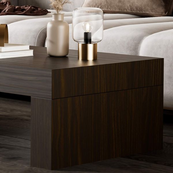 Mesa de apoio Evolution 120x60, nogueira escuro imagem de pormenor 2