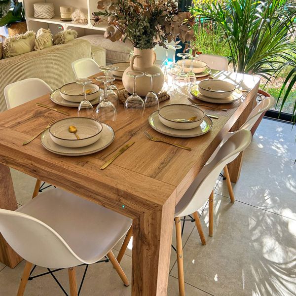 Table Extensible IKEA Blanche – Bois, 75x70cm (jusqu'à 120cm) – Idéale Salle à Manger