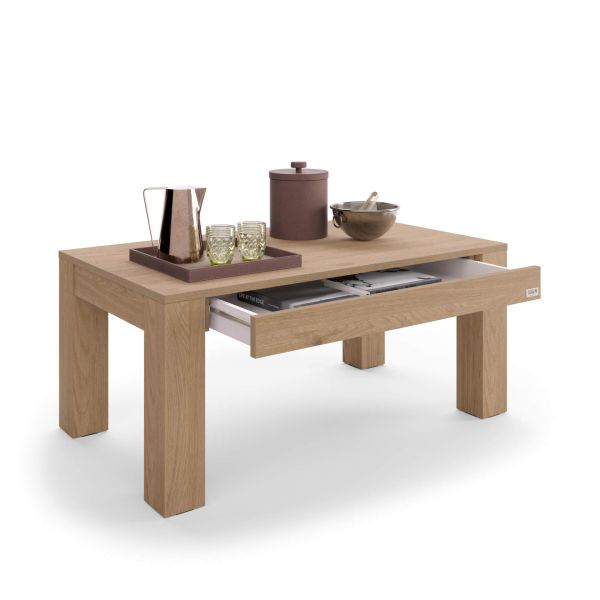 Tavolino da salotto Rachele 104x60 cm, Rovere Naturale