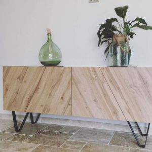 5five Mix N Modul Cassetto E Ripiano Effetto Rovere Naturale, 31x31 Cm, Modulo Personalizzabile