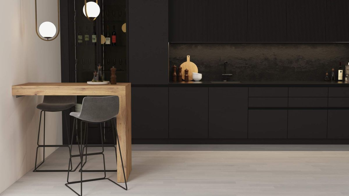 Keuken Schiereiland Evolution 120x60, Essen Zwart set afbeelding 2
