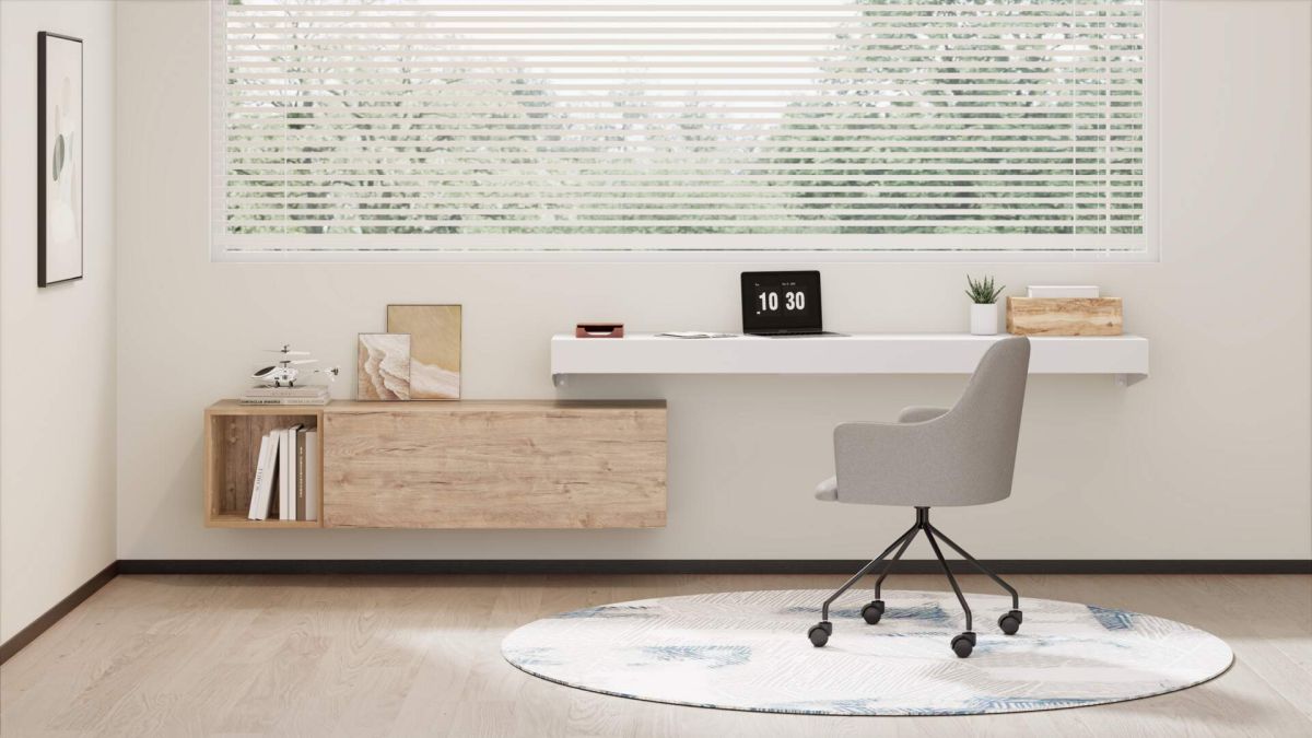 Wandkonsole Evolution 180x40, Esche Weiß Umgebungsbild 2