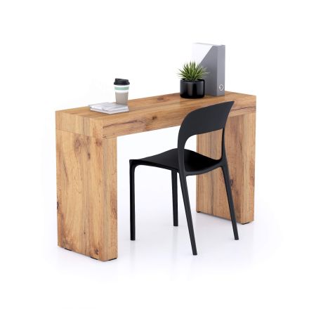 Table de bureau Evolution 120x40, Bois Rustique avec 2 pieds image principale