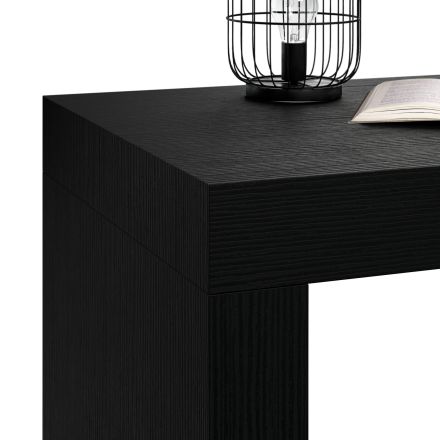 Table de bureau Evolution 180x60, Frêne Noir avec Deux Pieds image détaillée 5